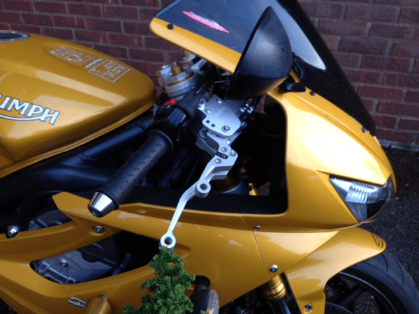 Triumph Daytona K-Lever2 Installation Closeup